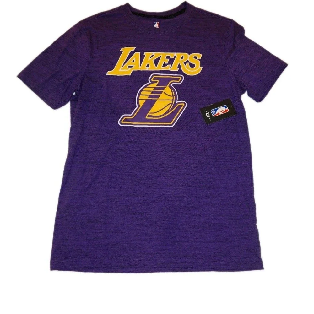 Los Angeles Lakers Men's Medium NBA Basketball cotton T Shirt NWT